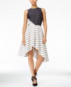 Rachel Rachel Roy Striped Fit & Flare Dress, Only At Macy's