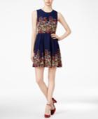 Maison Jules Floral-print Fit & Flare Dress, Created For Macy's