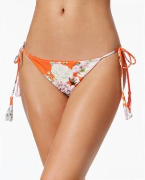 Rachel Rachel Roy Botanical Side-tie Cheeky Bikini Bottoms Women's Swimsuit