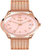 Henry London Shoreditch Ladies 39mm Rose Gold Stainless Steel Mesh Bracelet Watch With Rose Gold Stainless Steel Casing