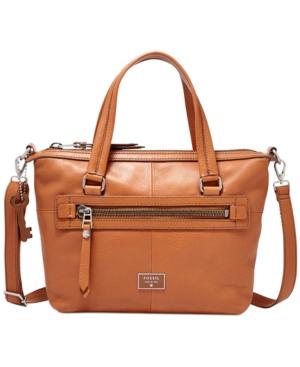 Fossil Dawson Leather Satchel