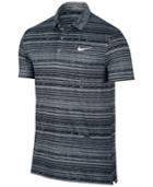 Nike Men's Court Striped Dri-fit Tennis Polo
