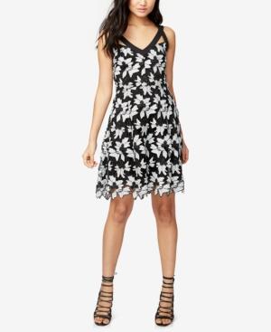 Rachel Rachel Roy Floral Lace Fit & Flare Dress