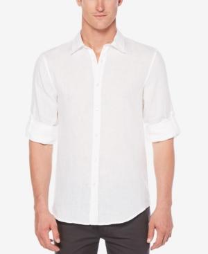 Perry Ellis Men's Socrates Linen Shirt