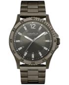 Caravelle New York By Bulova Men's Gunmetal Ion-plated Stainless Steel Bracelet Watch 44mm 45a138