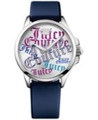 Juicy Couture Women's Daydreamer Blue Silicone Strap Watch 38mm 1901310