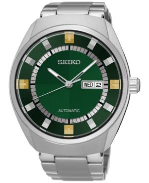 Seiko Men's Automatic Recraft Series Stainless Steel Bracelet Watch 44mm Snkn77