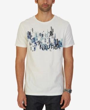 Nautica Men's Painted City Graphic-print T-shirt