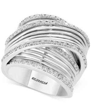 Effy Diamond Multi-row Overlap Ring (3/4 Ct. T.w.) In 14k White Gold