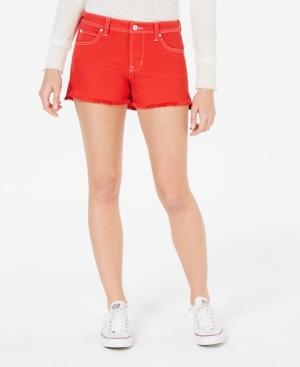 Celebrity Pink Juniors' Color-wash Frayed Shorts