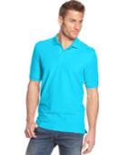 Club Room Short Sleeve Solid Estate Performance Polo