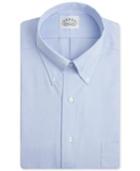 Eagle Big And Tall Non-iron Solid Pinpoint Dress Shirt
