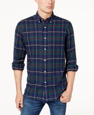 Club Room Men's Tartan Plaid Shirt, Created For Macy's