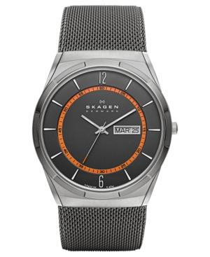 Skagen Denmark Watch, Men's Titanium Mesh Bracelet 40mm Skw6007
