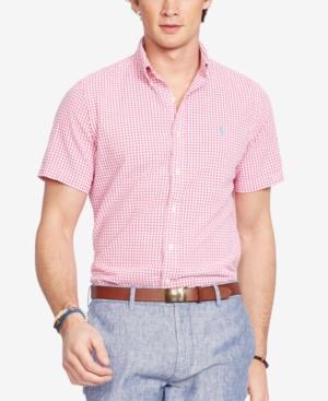 Polo Ralph Lauren Men's Gingham Seersucker Short-sleeve Shirt