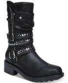 Carlos By Carlos Santana Shadow Moto Boots Women's Shoes