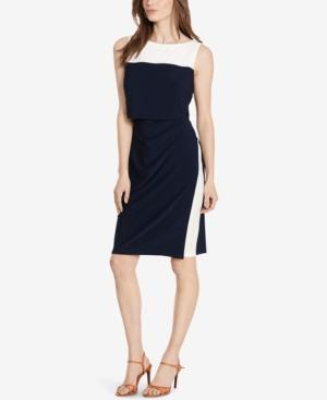 American Living Two-toned Popover Dress