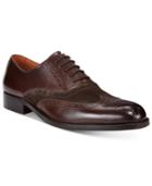 Tasso Elba Men's Vitale Wing Tip Lace-up, Only At Macy's Men's Shoes