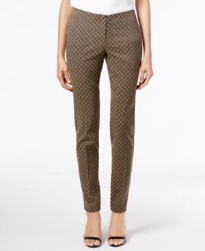 Alfani Petite Printed Skinny Pants, Only At Macy's
