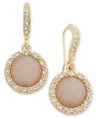 Inc International Concepts Gold-tone Stone And Pave Round Drop Earrings, Only At Macy's