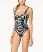 Bar Iii Kaleidoscope Cheeky One-piece Swimsuit, Created For Macy's Women's Swimsuit