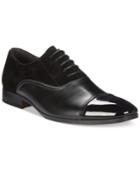Bar Iii Men's Gabriel Mixed Patent Cap Toe Oxfords, Only At Macy's Men's Shoes