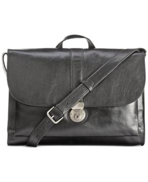 Nash Men's Heritage Leather Messenger Bag