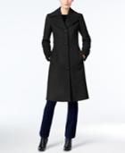 Anne Klein Wool-cashmere Blend Notch-collar Walker Coat