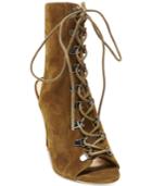 Steve Madden Women's Kennee Lace-up Peep-toe Booties Women's Shoes