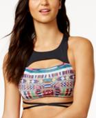 Roxy Cuba Cutout Cropped Bikini Top Women's Swimsuit