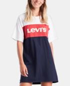 Levi's Cotton Colorblocked T-shirt Dress
