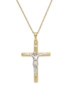 Men's Crucifix Pendant In 10k Gold