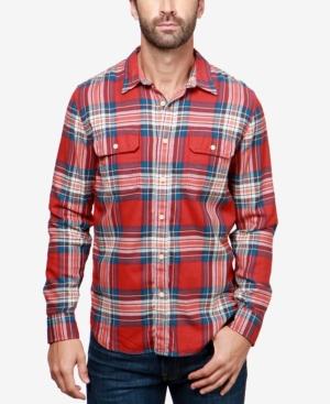 Lucky Brand Men's Saturday Stretch Plaid Work Shirt