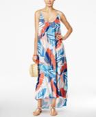 Vince Camuto Printed Racerback Maxi Cover-up Women's Swimsuit