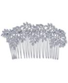 Inc International Concepts Silver-tone Pave Vine Hair Comb, Created For Macy's