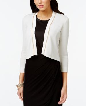 Thalia Sodi Chain-trim Bolero Cardigan, Only At Macy's