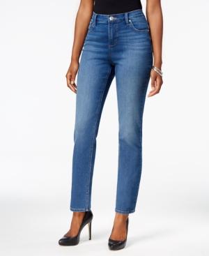 Lee Petite Gwen Classic-fit Cadet Wash Straight-leg Jeans