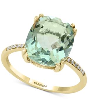Effy Prasiolite (4 1/3 Ct. T.w.) & Diamond Accent Ring In 14k Yellow Gold