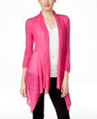 Inc International Concepts Long-sleeve Draped Cardigan, Only At Macy's