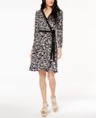 Tommy Hilfiger Printed Wrap Dress, Created For Macy's