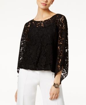 Alfani Lace Blouson Top, Only At Macy's