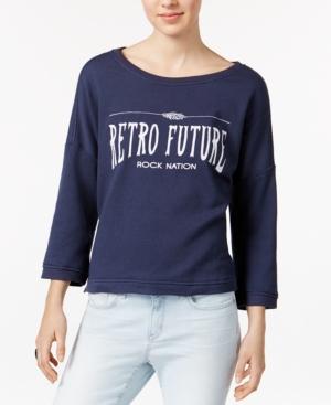 William Rast Moonshine Retro Graphic Sweater