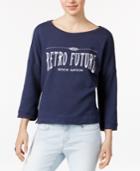 William Rast Moonshine Retro Graphic Sweater