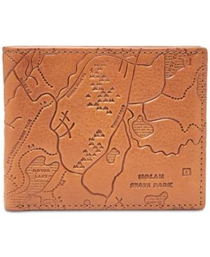 Fossil Men's Mylo Embossed Leather Bifold Wallet