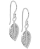 Giani Bernini Sterling Silver Small Leaf Drop Earrings, Only At Macy's