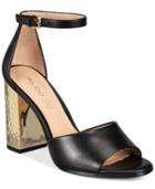 Aldo Women's Nilia Two-piece Block-heel Sandals Women's Shoes
