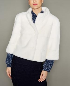 The Fur Vault Rex Rabbit Fur Bolero