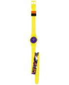 Swatch Women's Swiss Camojaune Sport Mixer Yellow/camouflage Double Sided Silicone Strap Watch 25mm Lj110