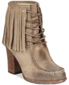 Frye Parker Fringe Short Booties Women's Shoes