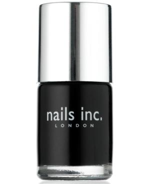 Nails Inc. Black Taxi Polish